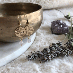 mandala earrings