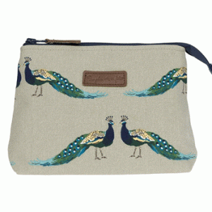 sophie allport peacock make up bag