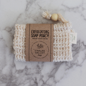 exfoliating soap pouch