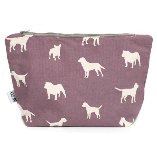 Plum Dog Wash Bag by Mutts and Hounds Vita Skin Spa Beauty Salon in Salisbury Winchester Shaftesbury